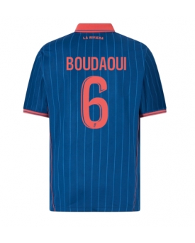 OGC Nice Hicham Boudaoui #6 Maglia Gara Terza Repliche 2025-26 Maniche Corte